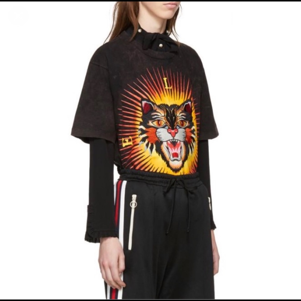 Gucci Tiger Love/Modern Future T-shirt, Size Small